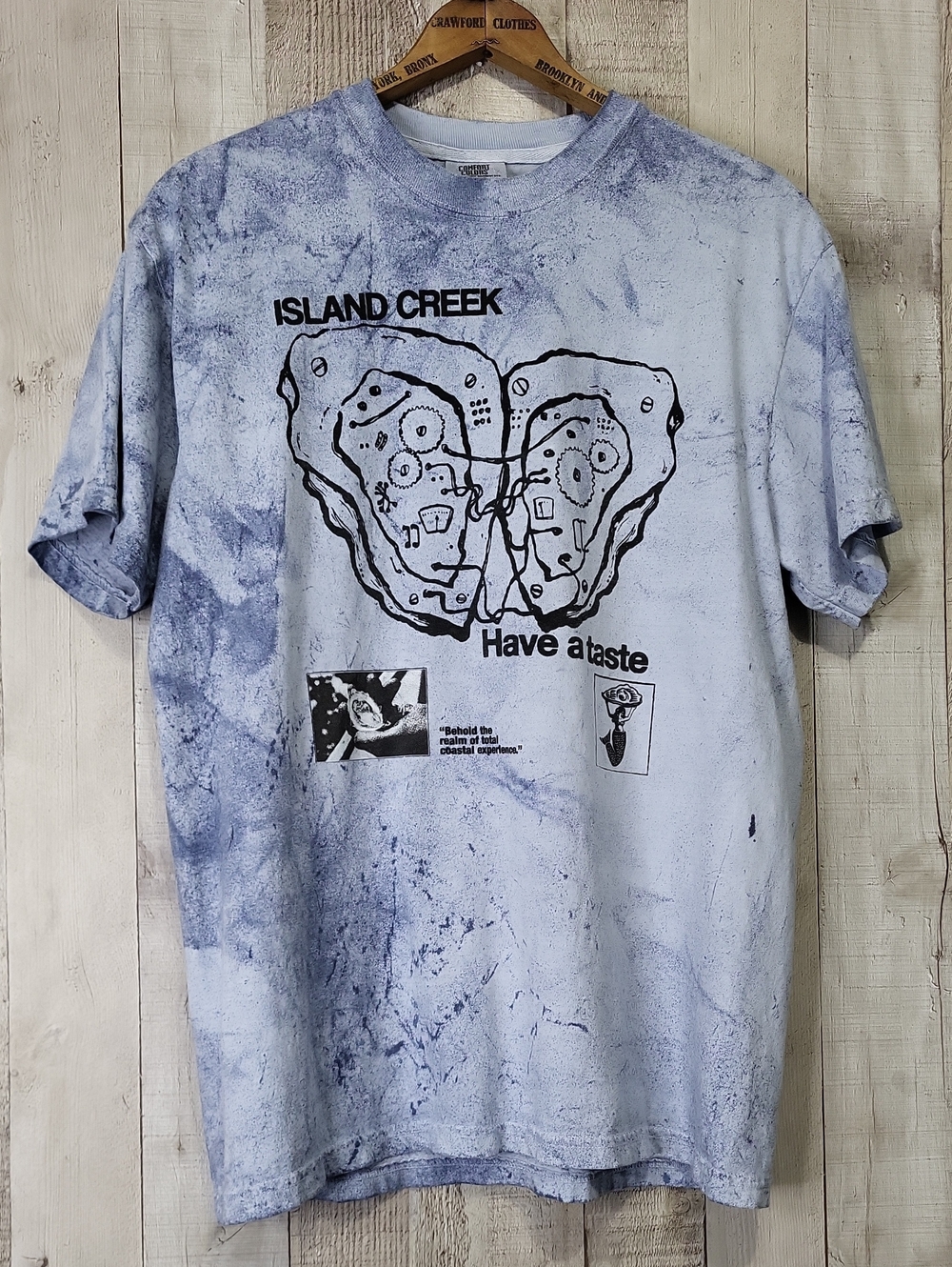 Comfort Colors Have a Taste Of Clam T-Shirt. Size Medium. Island Creek
